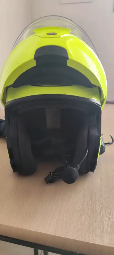 Casco de moto HJC SY-MAX III E9 amarillo ABATIBLE - miniatura 5