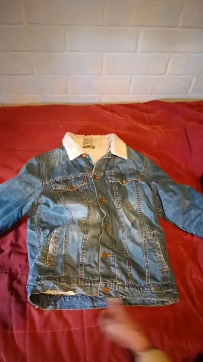 Chaqueta de mezclilla con forro de lana Red Hot Jeans - miniatura 1