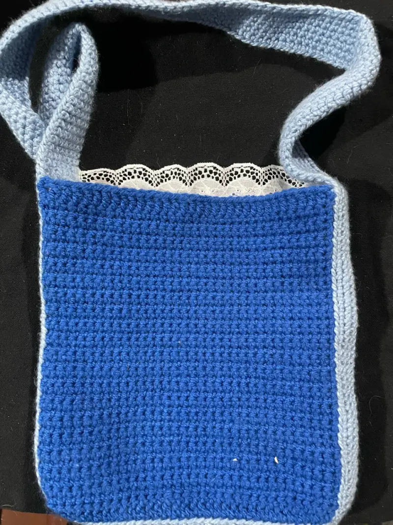 Bolso tejido Snoopy Peanuts hecho a mano - 2
