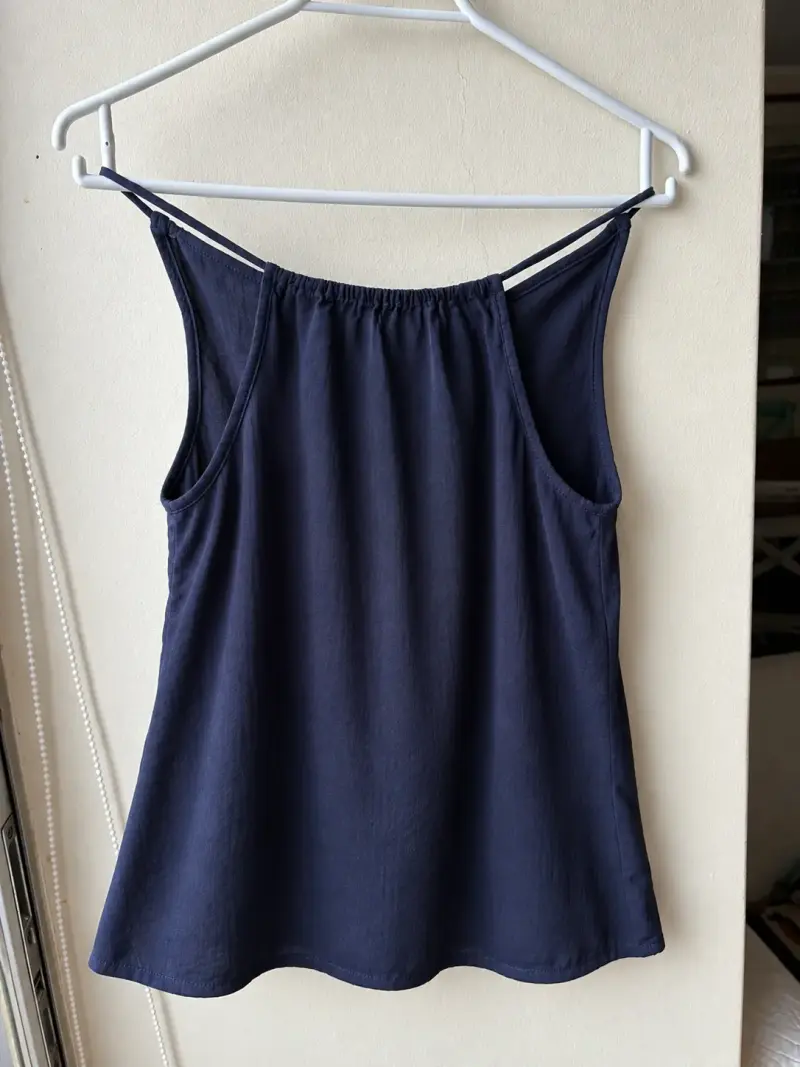 Blusa sin mangas azul marino Sprit