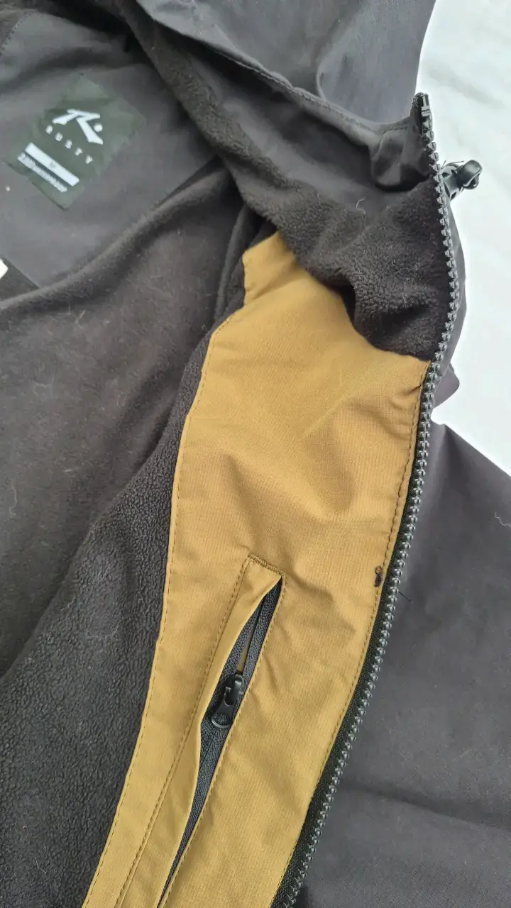 Chaqueta impermeable Rusty bicolor con capucha - 6