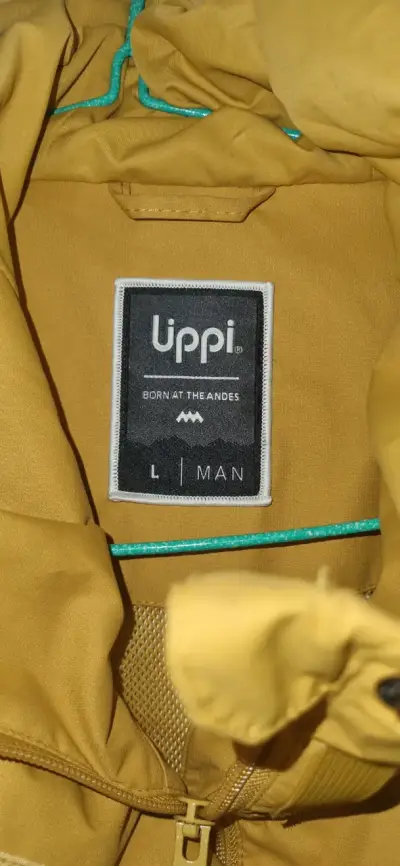 Chaqueta impermeable amarilla para hombre Uppi - miniatura 2