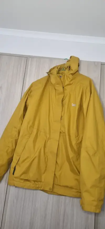 Chaqueta impermeable amarilla para hombre Uppi - miniatura 4