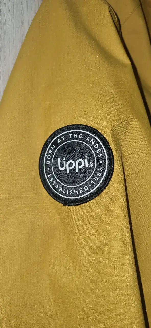 Chaqueta impermeable amarilla para hombre Uppi - 6