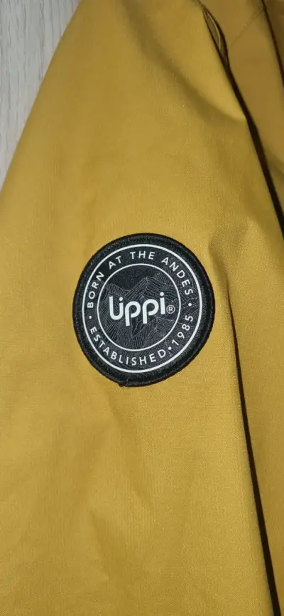 Chaqueta impermeable amarilla para hombre Uppi - miniatura 6
