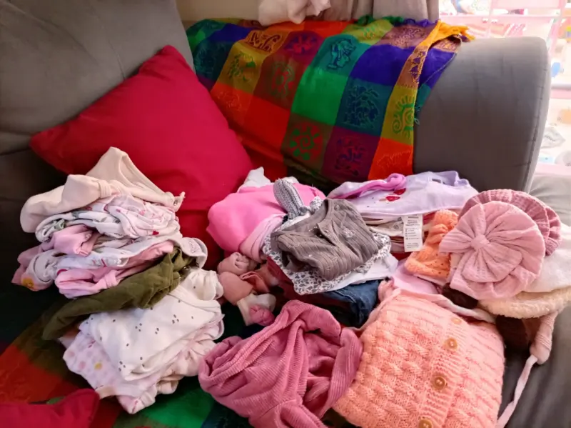 Lote de ropa de bebé niña 3 a 6 meses