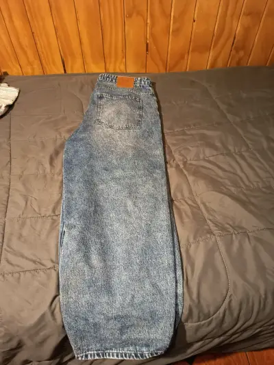 Jeans baggy de mezclilla marca Opposite - miniatura 1