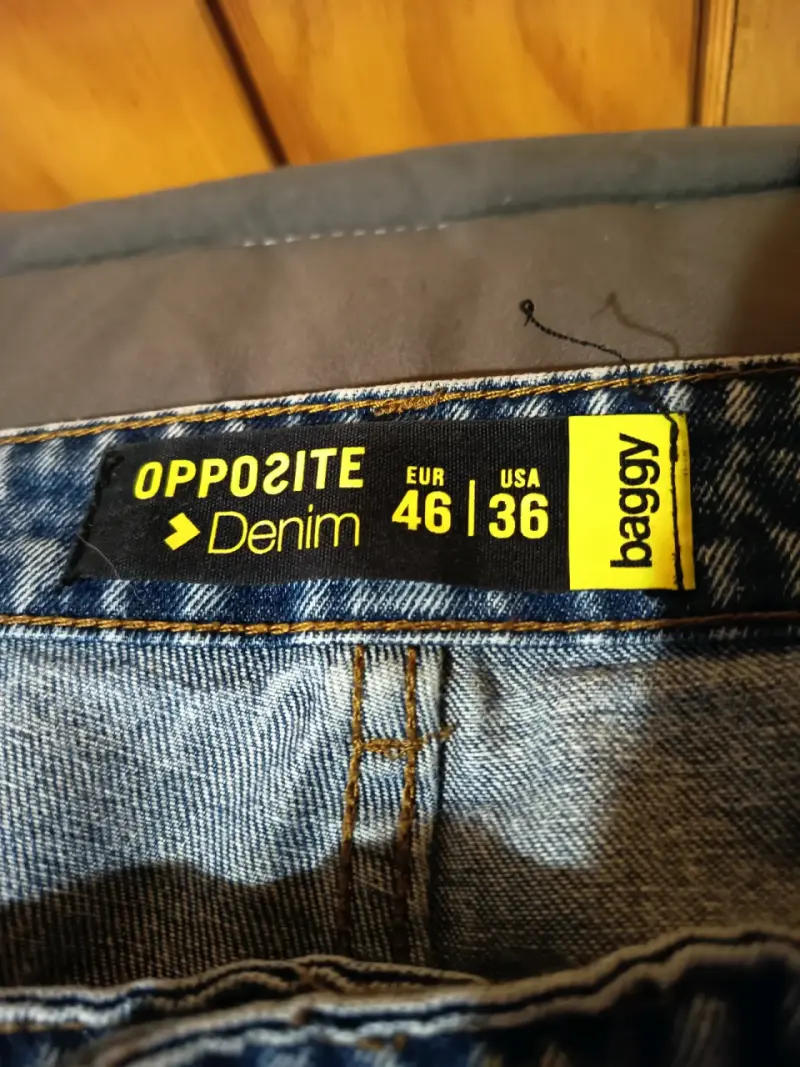 Jeans baggy de mezclilla marca Opposite - 4