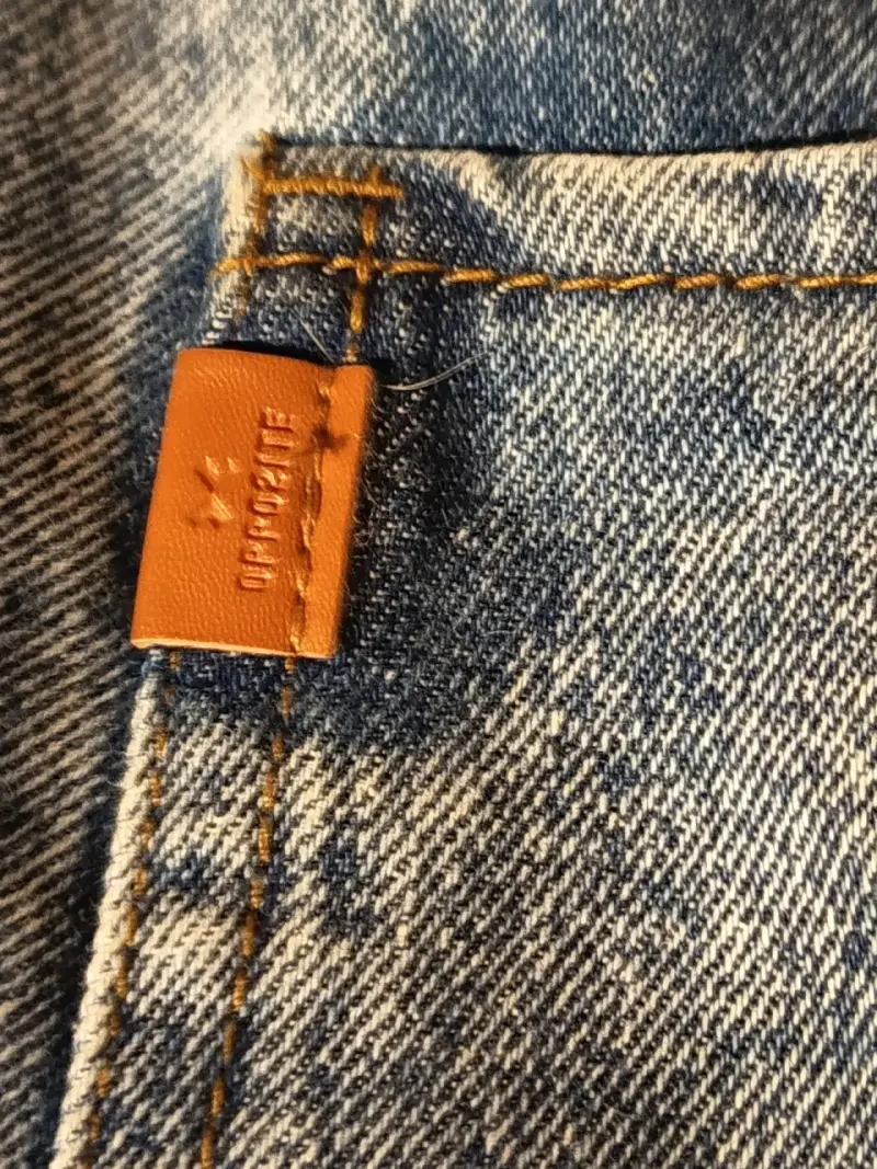 Jeans baggy de mezclilla marca Opposite - 6