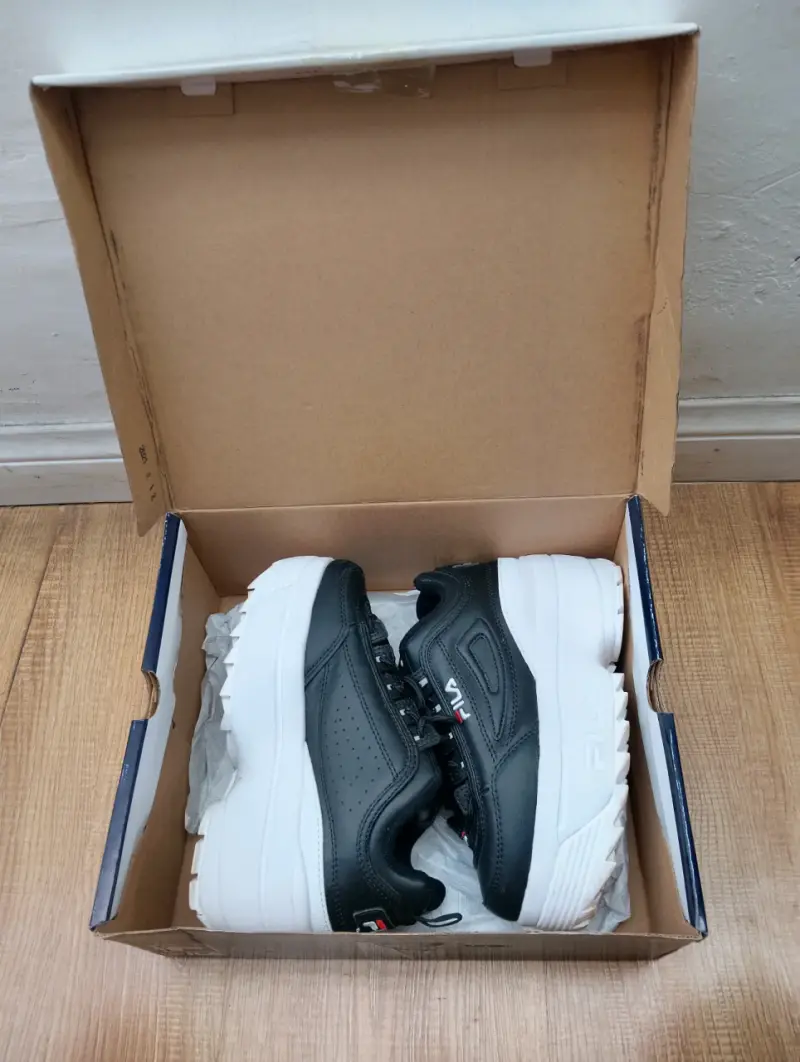 Zapatillas Fila Disruptor Wedge Mujer Negras - 2