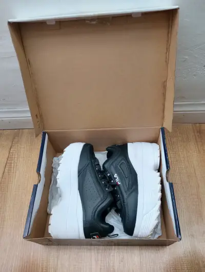 Zapatillas Fila Disruptor Wedge Mujer Negras - miniatura 2