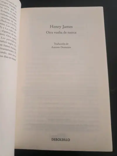 Libro 'Otra vuelta de tuerca' de Henry James - miniatura 2