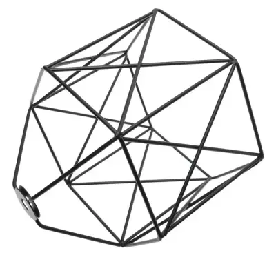 Lámpara colgante estilo moderno negro - miniatura 3