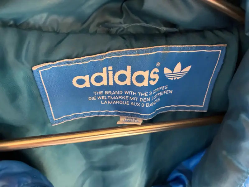 Chaqueta acolchada azul Adidas hombre - 2