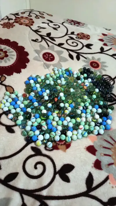 "LOTE COMPLETO de canicas especiales y normales 💯💯 - miniatura 1