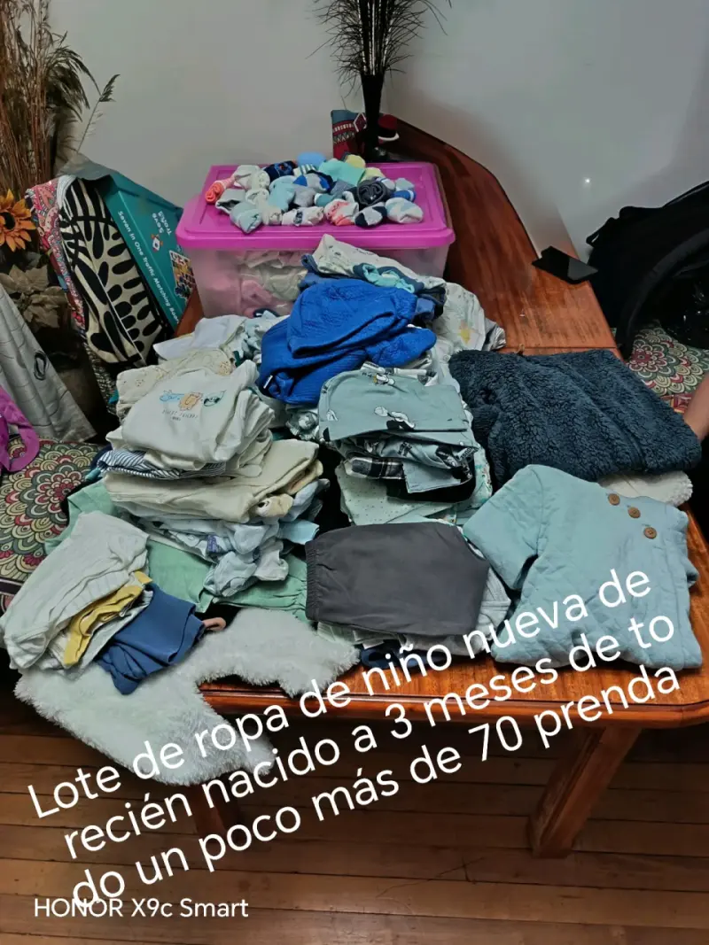 Lote de ropa de bebé recién nacido