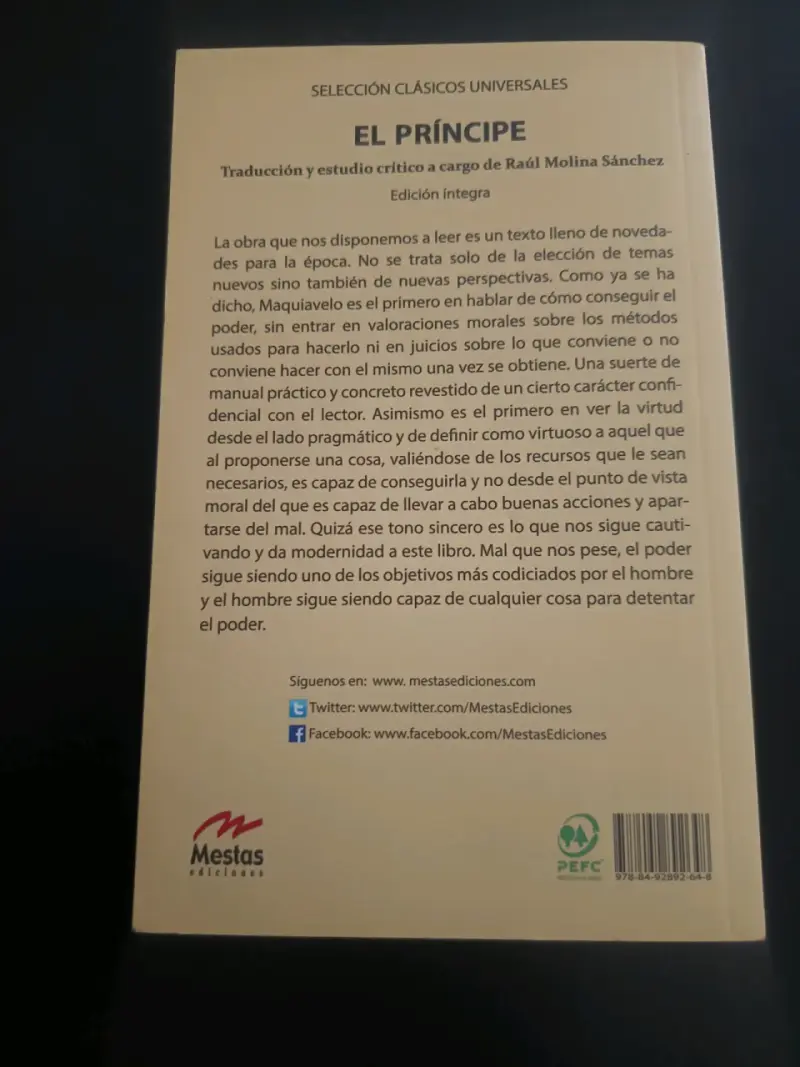 Libro El Príncipe de Maquiavelo Edición Completa - 3