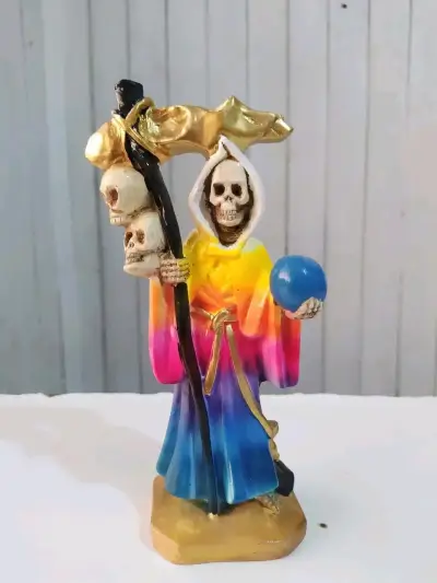 Figura de Santa Muerte 7 Potencias 20 cm - miniatura 1
