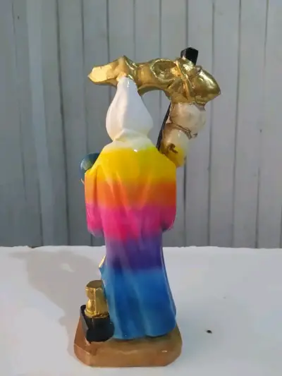 Figura de Santa Muerte 7 Potencias 20 cm - miniatura 3