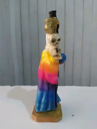 Figura de Santa Muerte 7 Potencias 20 cm - miniatura 4