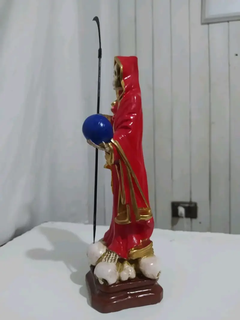 Figura Santa Muerte 43 cm Roja - 2