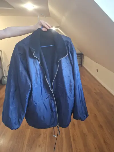 Chaqueta azul con forro interior - miniatura 1