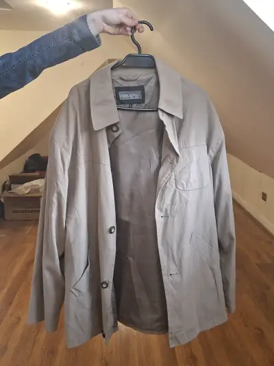 Chaqueta beige David Mark para hombre - miniatura 1