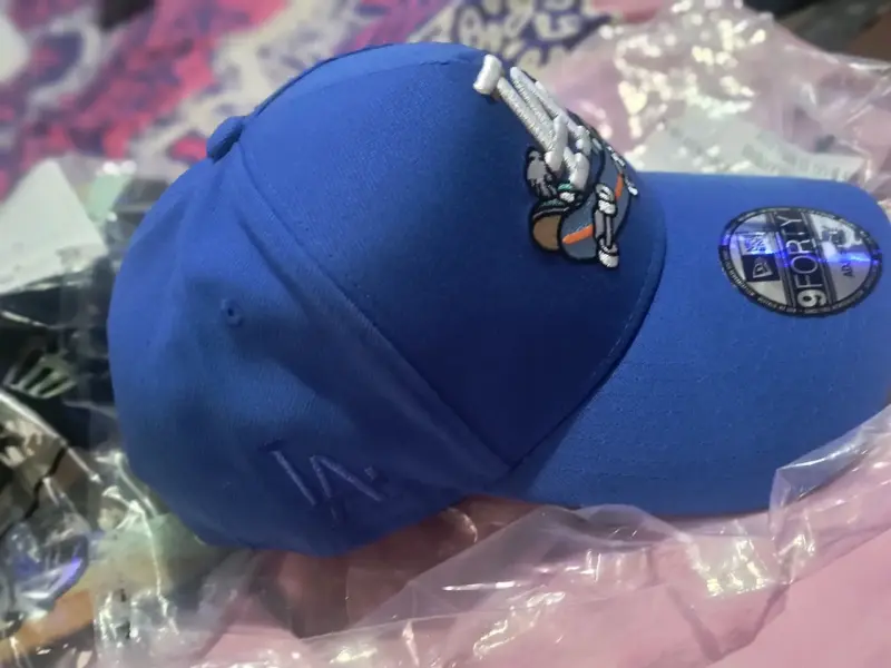 Gorra azul New Era 9Forty LA ajustable - 4