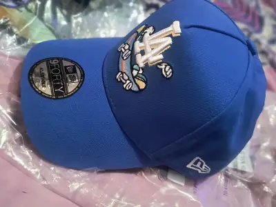 Gorra azul New Era 9Forty LA ajustable - miniatura 5