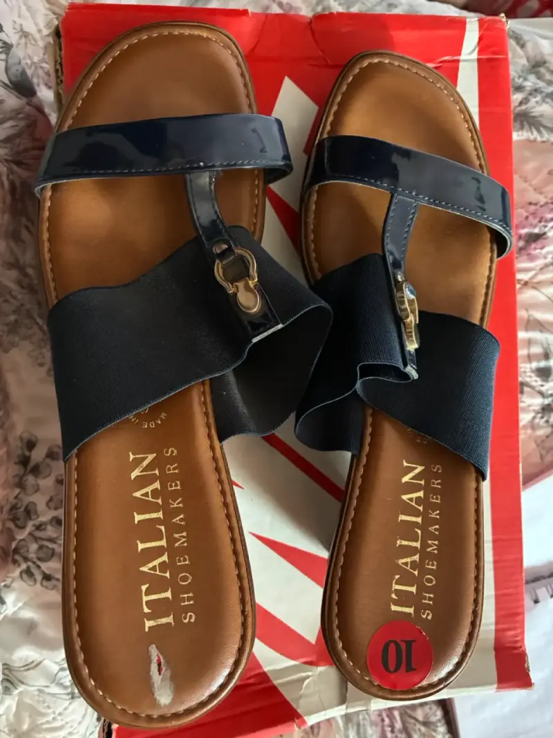Sandalias Italian Shoemakers negras con plataforma - 2