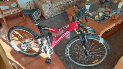 Bicicleta Oxford de Montaña Roja y Negra - miniatura 1