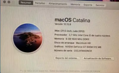 iMac Apple 21,5” Late 2012 | i5 | 8GB RAM | 1TB - miniatura 5