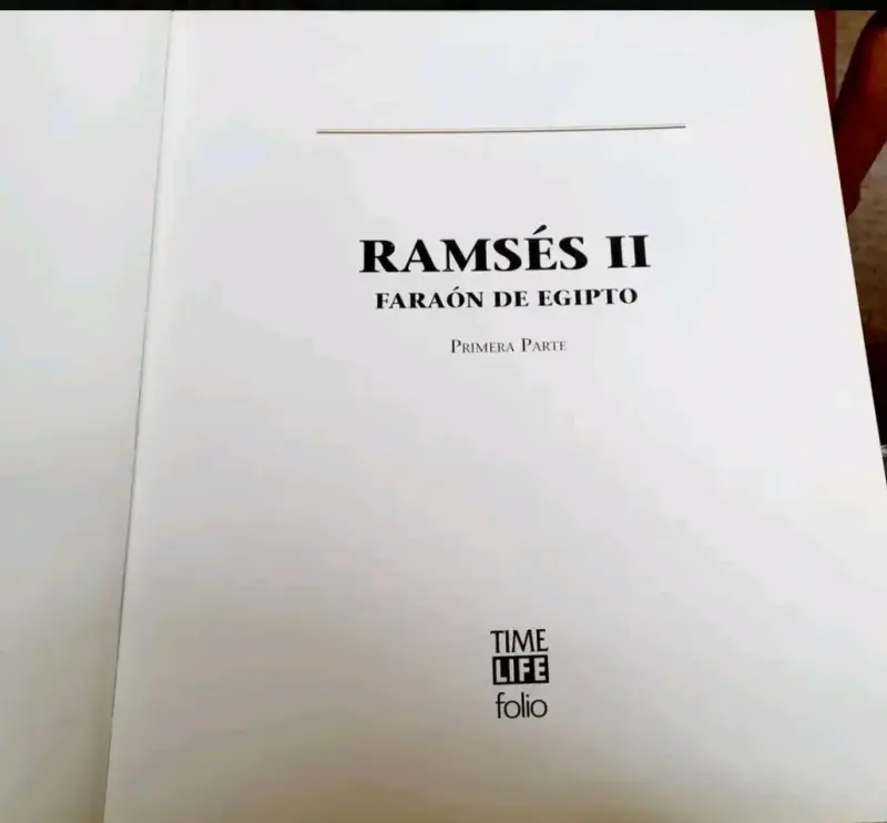 Libro Civilizaciones Perdidas Ramsés II Faraón de Egipto - 3