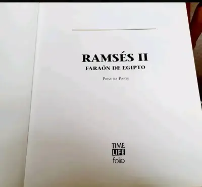 Libro Civilizaciones Perdidas Ramsés II Faraón de Egipto - miniatura 3