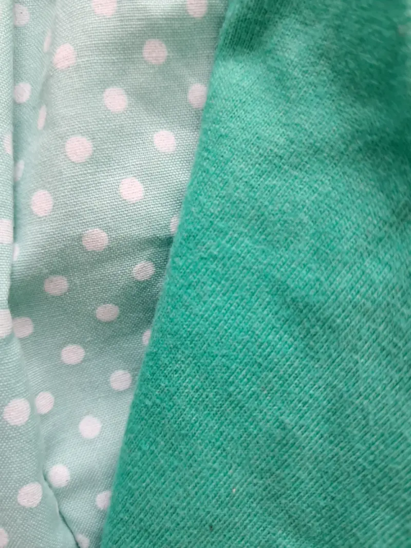 Blazer verde con bolsillos y forro de lunares - 3