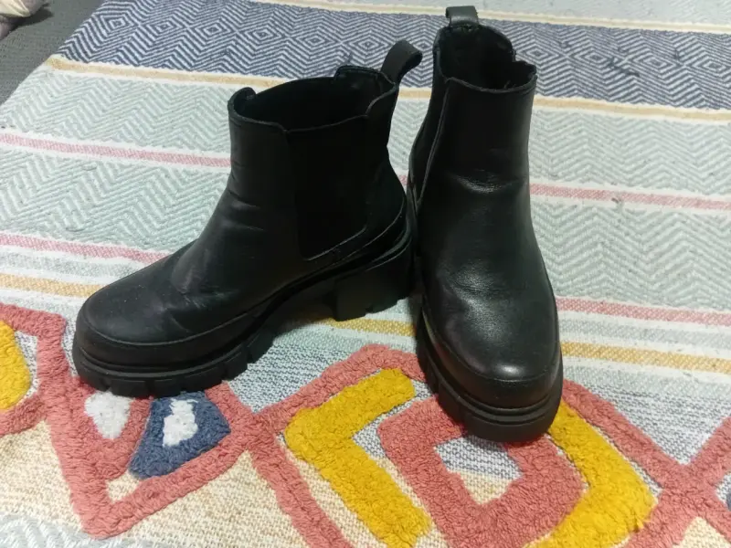 Botines jeans corderito chaqueta todo por 15 mil - 2