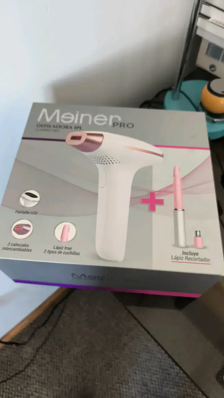 Depiladora IPL Meiner Pro con lápiz recortador