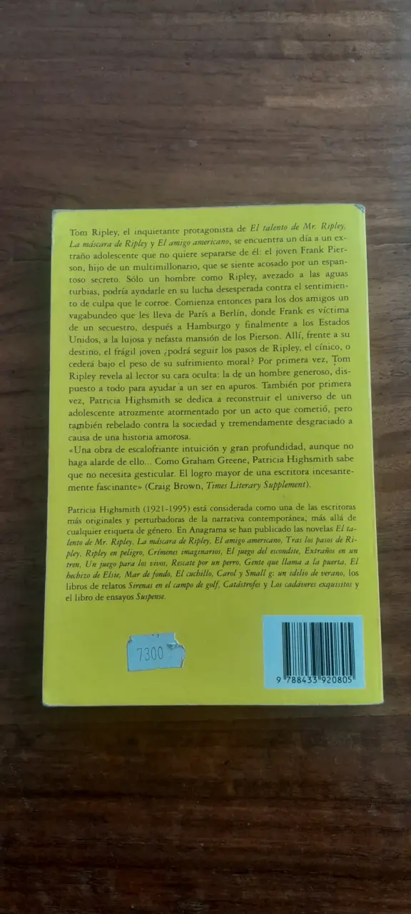 Highsmith, 'Tras los pasos de Ripley' - 2