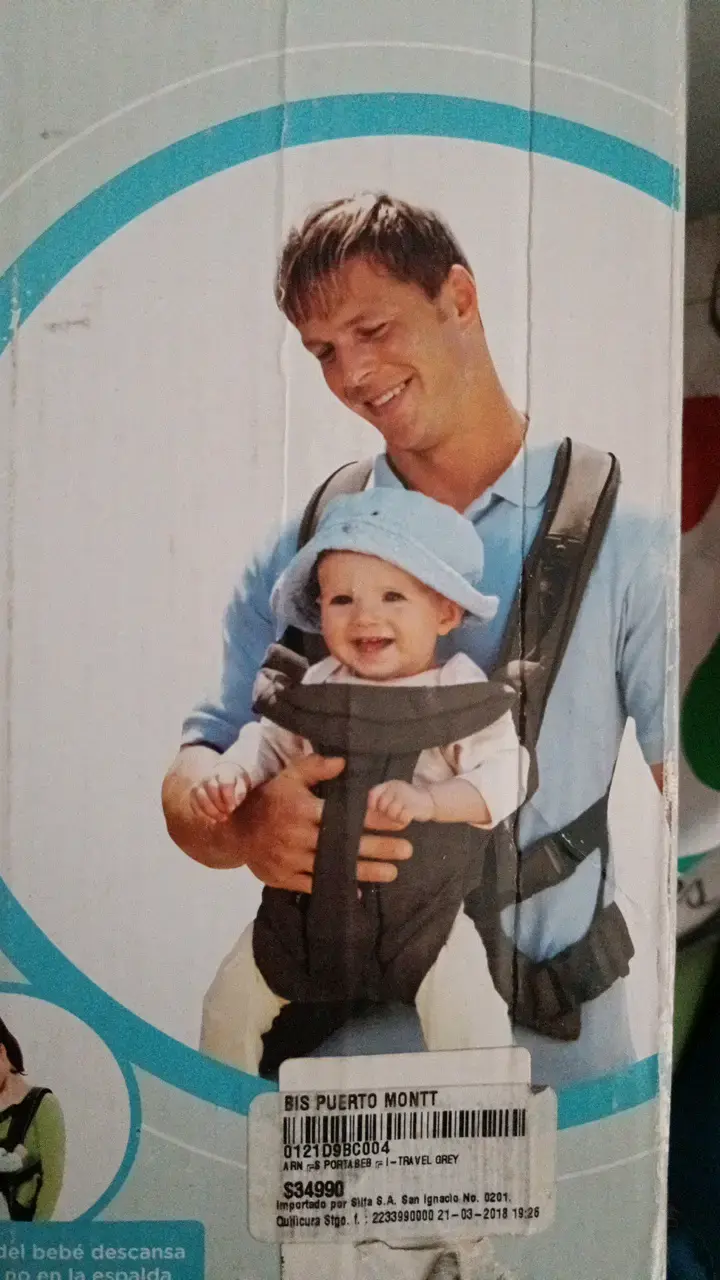 Portabebé Infanti i-travel gris - 1
