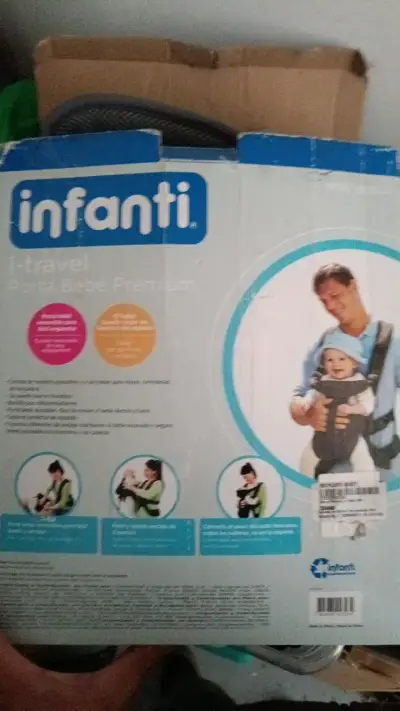Portabebé Infanti i-travel gris - miniatura 2