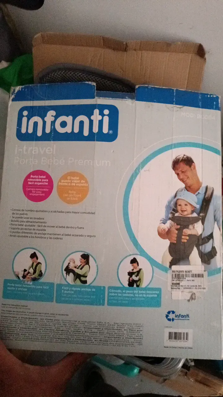 Portabebé Infanti i-travel gris - 3