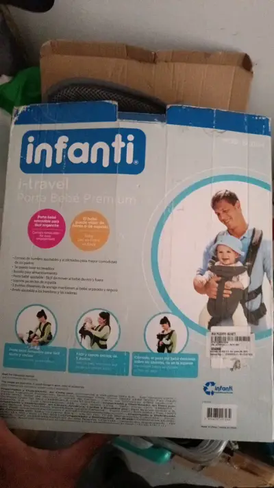 Portabebé Infanti i-travel gris - miniatura 3