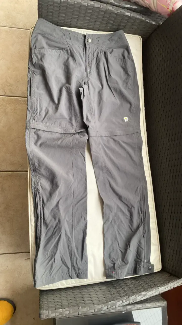 Pantalones Outdoor Mujer Mountain Hardwear Grises - 1