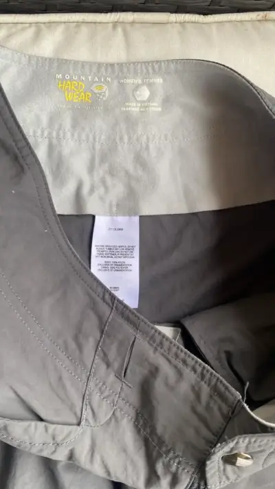 Pantalones Outdoor Mujer Mountain Hardwear Grises - miniatura 2
