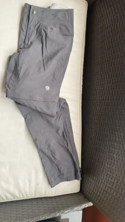 Pantalones Outdoor Mujer Mountain Hardwear Grises - miniatura 3