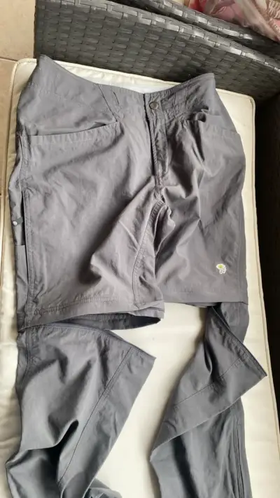 Pantalones Outdoor Mujer Mountain Hardwear Grises - miniatura 4