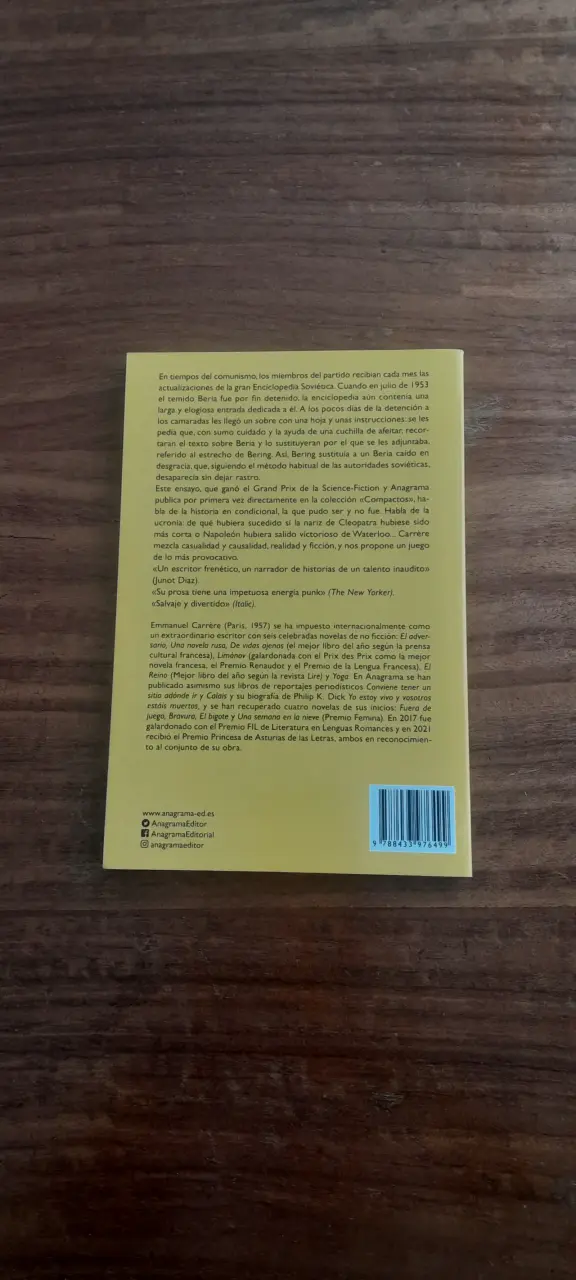 Carrère, 'El estrecho de Bering' - 2