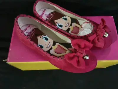 Zapatos de niña rojos con lazo Moleca - miniatura 2