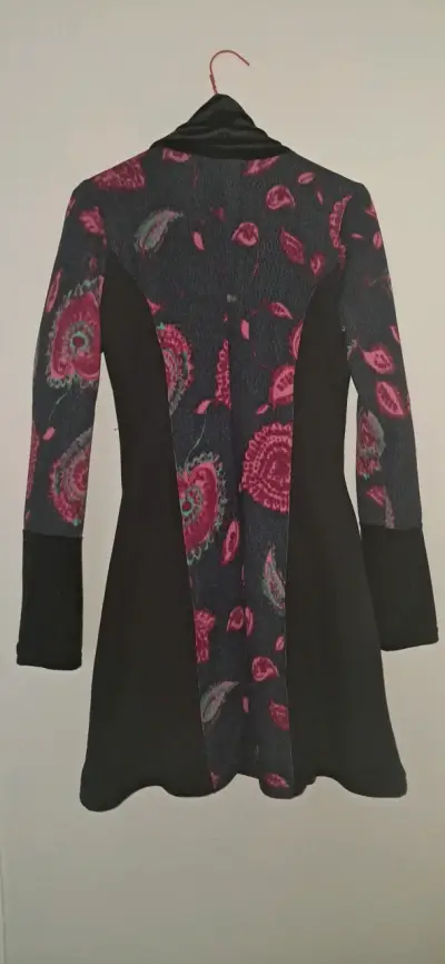 Abrigo de lana con diseño floral Kadros - miniatura 2