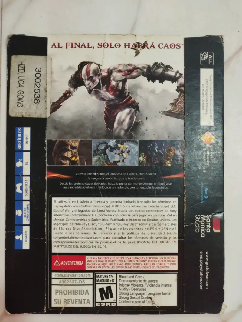 God of War III Remasterizado para PS4 - 2
